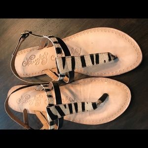 Zebra sandal